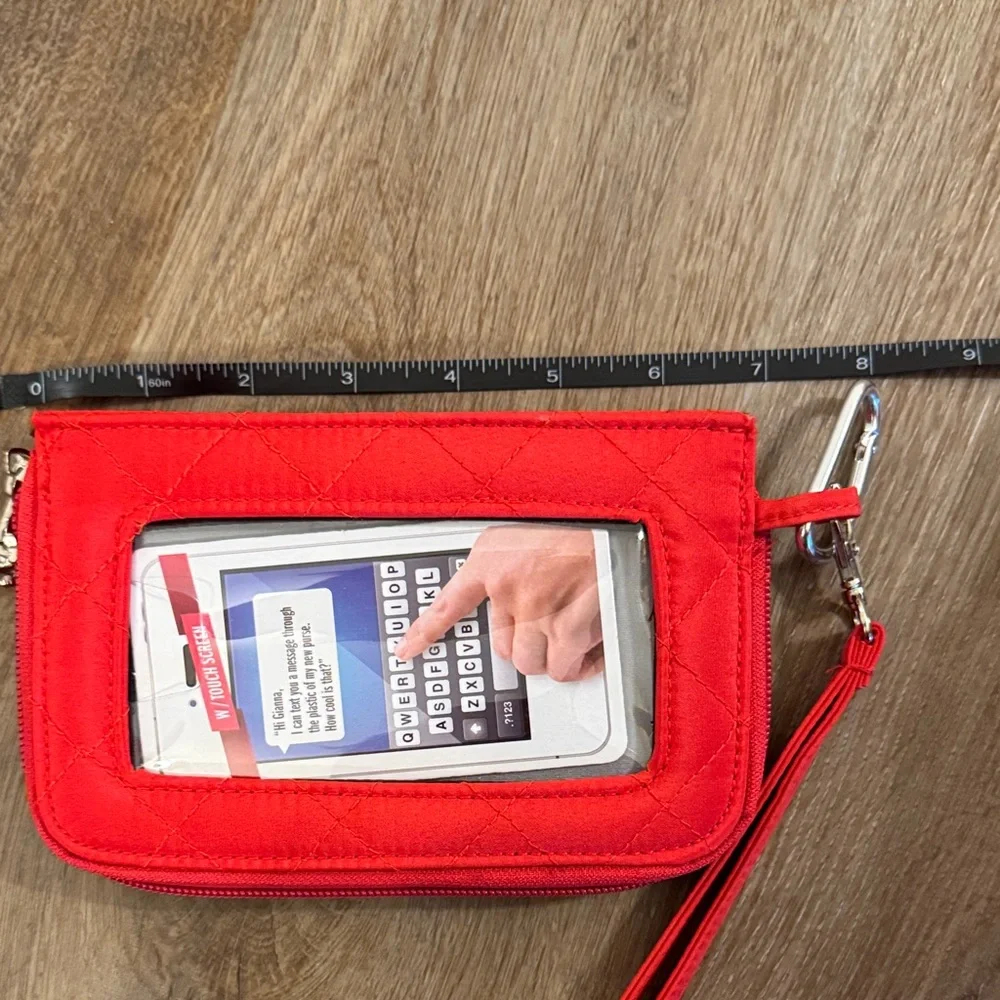 Ohio State Red Quilted Wristlet Clutch